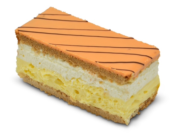 Oranje luxe tompouce